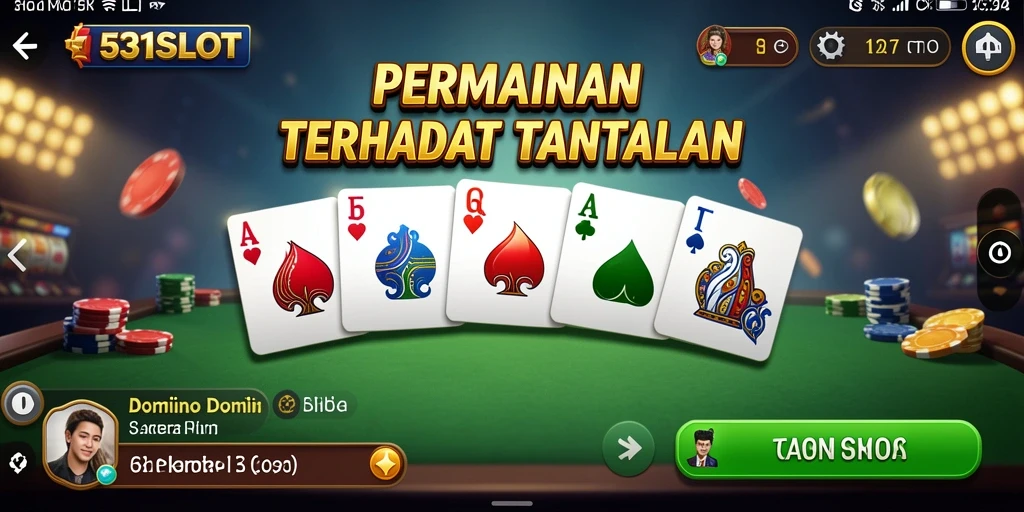 Screenshot gameplay menampilkan keseruan bermain Domino di 531SLOT.