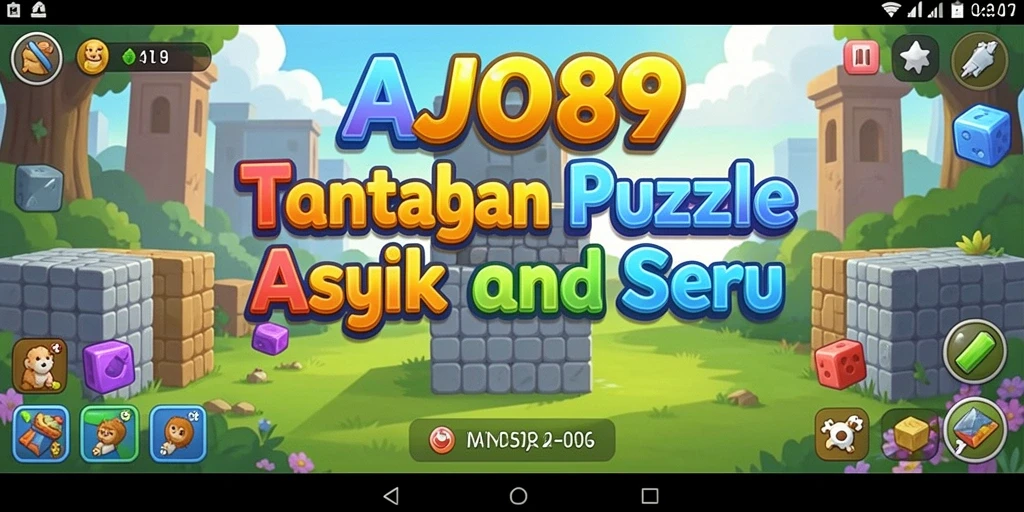 Tampilan menarik dari gameplay AJO89 saat menyelesaikan puzzle.