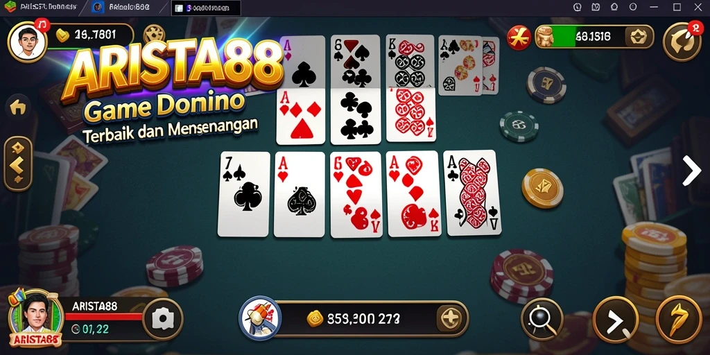 Tampilan Antarmuka Menarik Game Domino ARISTA88