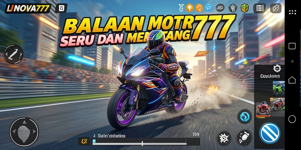 Gameplay seru dan kompetitif di LNOVA777 dengan trek balapan yang menantang.