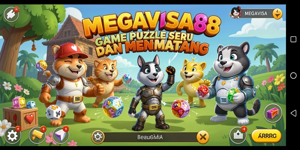 Screenshot gameplay MEGAVISA88 yang menantang dan menarik.