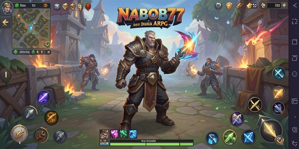 Tampilan seru gameplay NABOB77 dalam dunia ARPG yang menantang.