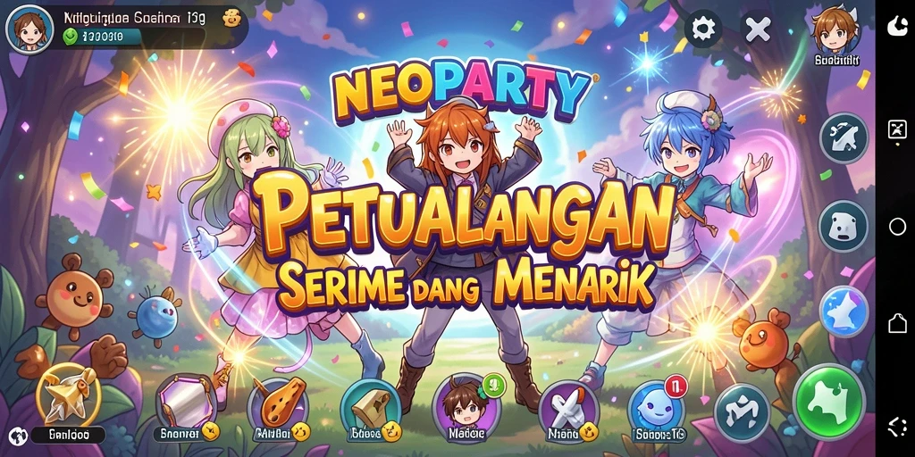 Gameplay seru dengan karakter Anime yang menarik di NEOPARTY.