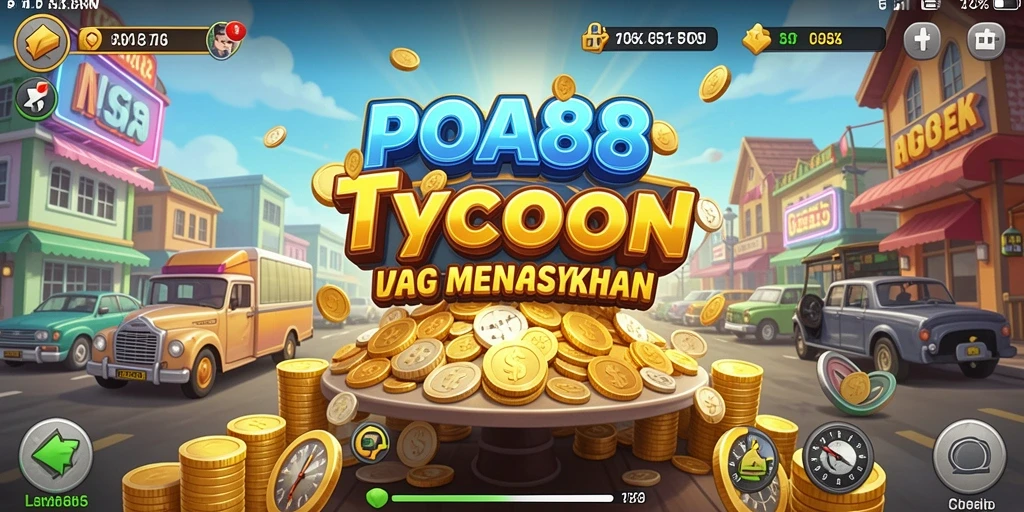 Tampilan menarik dari gameplay POA88 yang penuh strategi Tycoon.