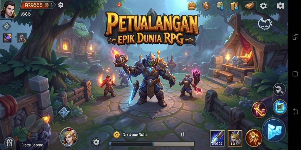 Screenshot gameplay RR666 menampilkan aksi seru dalam dunia RPG.
