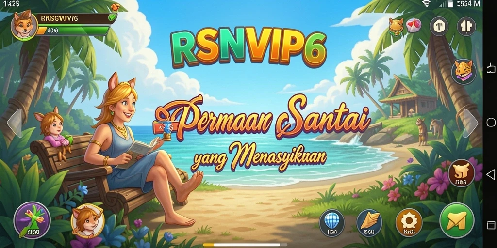 Screenshot utama RSNVIP6 menampilkan gameplay yang ceria dan mengasyikkan.