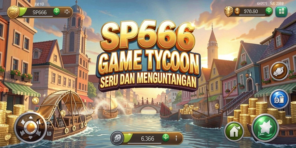 Screenshot gameplay SP666 menampilkan keseruan dalam mengelola bisnis Tycoon.