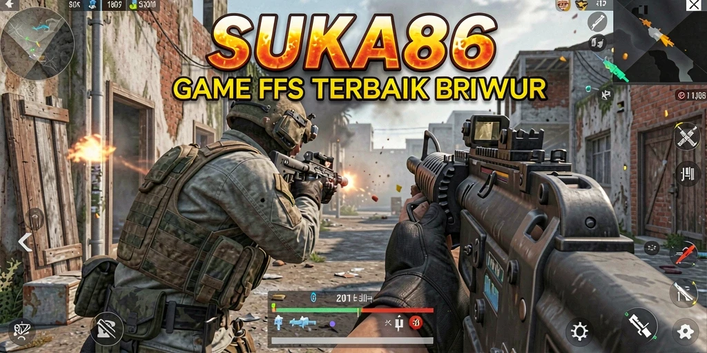 Tangkapan layar gameplay SUKA86 menampilkan pertempuran intens.