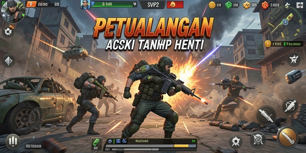 Screenshot SVIP2 memperlihatkan aksi seru dalam gameplay.