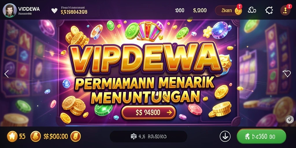 Screenshot gameplay Slot VIPDEWA yang menampilkan keseruan bermain.